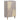 Dressoir Grijs en Goud 40 x 33.5 x 75 cm Massief mangohout