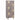 Highboard Grijs en Goud 40 x 33,5 x 110 cm Massief mangohout