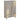 Highboard Grijs en Goud 60 x 33.5 x 100 cm Massief mangohout