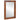 Spiegel Bruin en zilver 50 x 70 cm Massief mango hout, glas