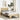 Bedframe hoofdeinde zonder matras 90x200 cm massief hout eiken