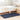 Hoogpolig vloerkleed NAVARRA 80x150 cm polyester marineblauw