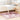 Hoogpolig vloerkleed NAVARRA 120x120 cm polyester stoffig roze