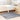 Hoogpolig vloerkleed NAVARRA 120x120 cm polyester zilvergrijs
