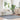 Hoogpolig vloerkleed NAVARRA 200x200 cm polyester zilvergrijs