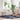 Hoogpolig vloerkleed NAVARRA 200x200 cm polyester donkergrijs