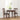Eetkamerstoelen met kussens 2 st massief hout rubber bruin