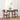 Eetkamerstoelen met kussens 2 st massief hout rubber bruin