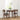 Eetkamerstoelen met kussens 2 st massief hout rubber bruin