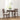 Eetkamerstoelen met kussens 2 st massief hout rubber bruin