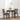 Eetkamerstoelen met kussens 2 st massief hout rubber bruin
