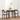 Eetkamerstoelen met kussens 2 st massief hout rubber bruin