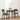 Eetkamerstoelen met kussens 2 st massief hout rubber bruin