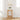 Barstoelen 2 st massief hout wit