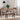 Bank 90 cm massief hout rubber bruin