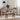 Bank 90 cm massief hout rubber bruin