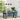 Eetkamerstoelen 4 st fluweel blauw