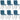 Eetkamerstoelen 6 st fluweel blauw
