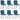 Eetkamerstoelen 6 st fluweel blauw