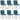 Eetkamerstoelen 6 st fluweel blauw