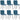 Eetkamerstoelen 6 st fluweel blauw