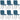 Eetkamerstoelen 6 st fluweel blauw