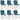 Eetkamerstoelen 6 st fluweel blauw