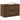 Kast met 2 lades 60x31x40 cm bewerkt hout bruin eikenkleurig