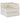 Modulaire poef 70x70x54 stof crème