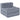 Modulaire bank Grijs 70 x 70 x 54 cm Stof