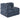 Modulaire bank Geometrisch Indigo 70 x 70 x 54 cm Stof