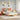 Bed met boekenkast zonder matras grenenhout wasbruin 140x190 cm