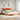 Bed met boekenkast zonder matras grenenhout wasbruin 200x200 cm