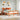 Bed met boekenkast zonder matras grenenhout wasbruin 160x200 cm