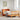 Bed met boekenkast zonder matras massief hout wasbruin 75x190cm