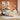 Bed met boekenkast zonder matras massief grenenhout 135x190 cm