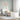 Bed met boekenkast zonder matras grenenhout wit 100x200 cm
