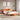 Bed met boekenkast zonder matras grenenhout wasbruin 140x190 cm