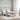 Bed met boekenkast zonder matras grenenhout wit 90x200 cm