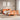 Bed met boekenkast zonder matras grenenhout wasbruin 140x200 cm