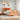 Bed met boekenkast zonder matras grenenhout wasbruin 140x190 cm