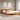 Bed met boekenkast zonder matras grenenhout wasbruin 200x200 cm