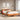 Bed met boekenkast zonder matras grenenhout wasbruin 140x190 cm
