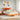 Bed met boekenkast zonder matras grenenhout wasbruin 135x190 cm