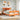 Bed met boekenkast zonder matras grenenhout wasbruin 140x200 cm