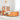 Bed met boekenkast zonder matras massief hout wasbruin 90x200cm