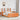 Bed met boekenkast zonder matras hout wasbruin 140x190 cm