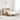 Bed met boekenkast zonder matras massief hout 90x200 cm