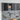 Gereedschapskast met plank Zwart en grijs 100 x 20 x 55 cm