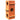 Kattenhuis 43x43x90 cm massief grenenhout wasbruin